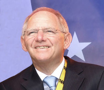 Freut sich über jeden Cent in der Haushaltkasse: Finanzminister Dr. Wolfgang Schäuble, Foto Wikipedia Benutzer: Euku
